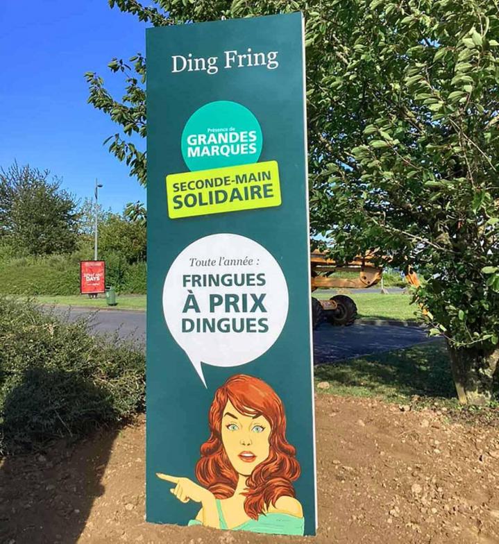 Création et pose de support signalétique Béthune