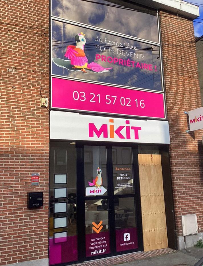 Habillage de façade Béthune